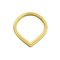 316L Surgical Steel V-Shape Hinged Segment Ring