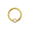 316L Surgical Steel BCR Clicker with CZ Stone Piercing Ring