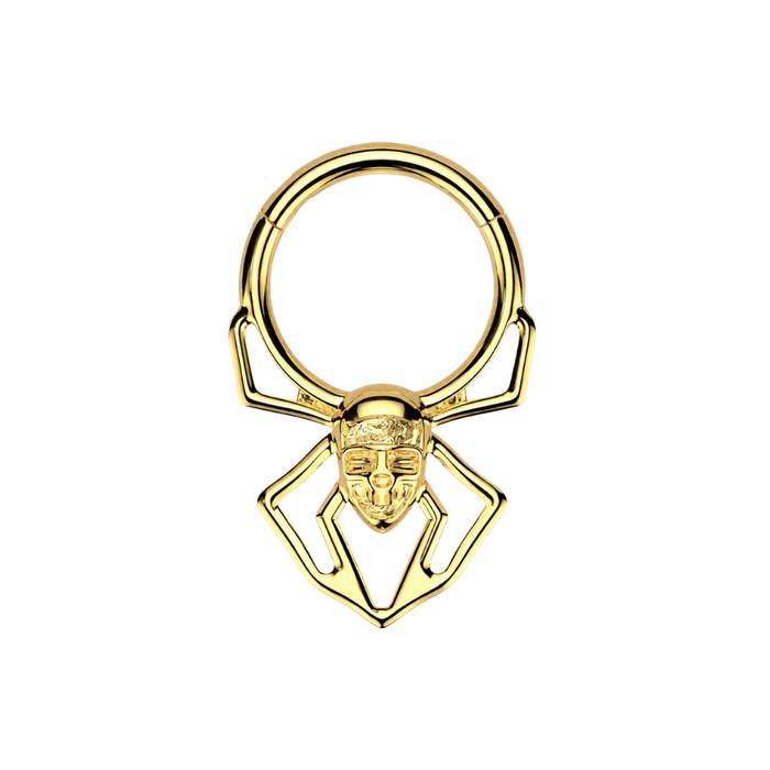 316L Surgical Steel Spider Skull Hinged Segment Clicker