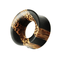 Organic Iron and Palm Wood Double Flared Ear Tunnel