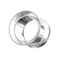 316L Surgical Steel Double Flared Internally Threaded Tunnel