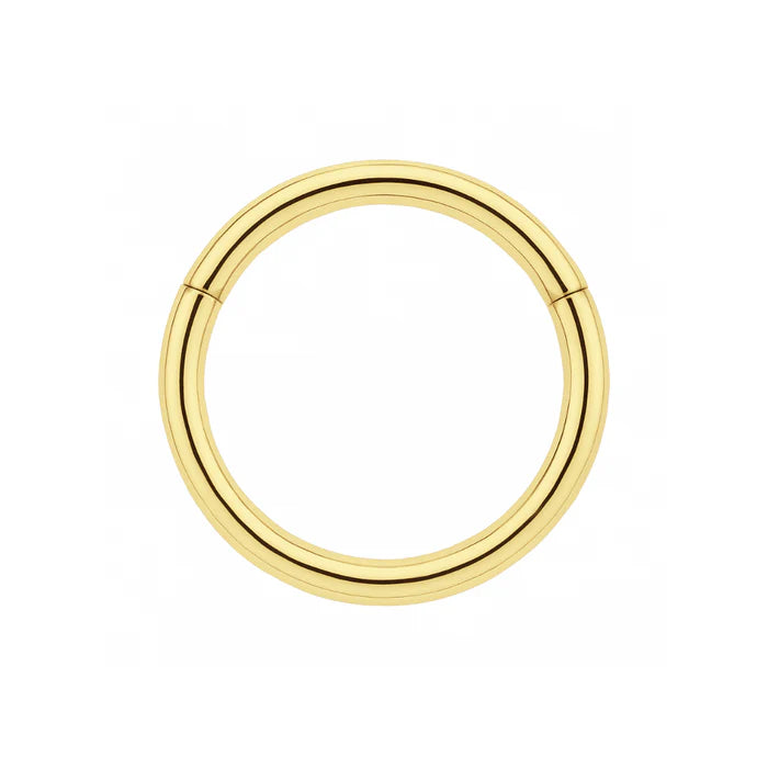 14K Gold Classic Hinged Segment Clicker Ring