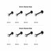 316L Surgical Steel Internal Threaded Cartilage Helix Tragus Piercing Stud United Kingdom