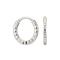 925 Sterling Silver Laser Cut Hoop Ring