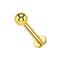 316L Surgical Steel Internally Threaded Ball Top Labret Stud