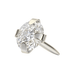 925 Sterling Silver Round CZ Jewelled Push-Fit Top