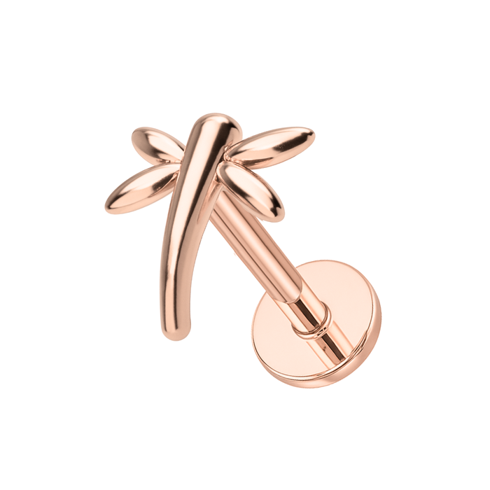 316L Surgical Steel Dragon Fly Internally Threaded Flatback Stud