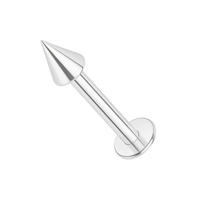 316L Surgical Steel Internally Threaded Cone Top Labret Stud