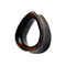 Organic Sono Wood Double Flared Tear drop Ear Tunnel