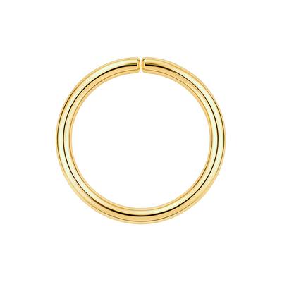 9K Gold Seamless Continuous Nose Hoop Ring - Monster Piercing