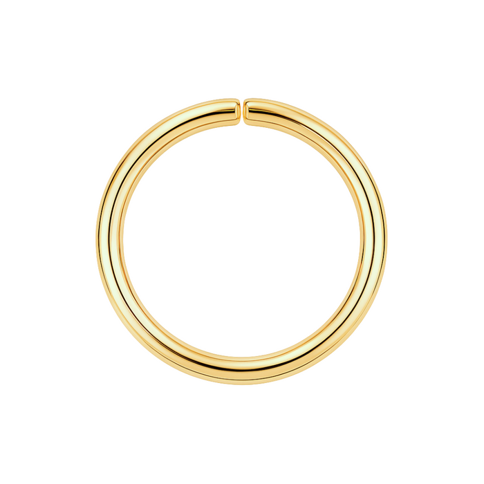 9K Gold Seamless Continuous Nose Hoop Ring - Monster Piercing