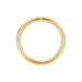 9K Gold Seamless Continuous Nose Hoop Ring - Monster Piercing