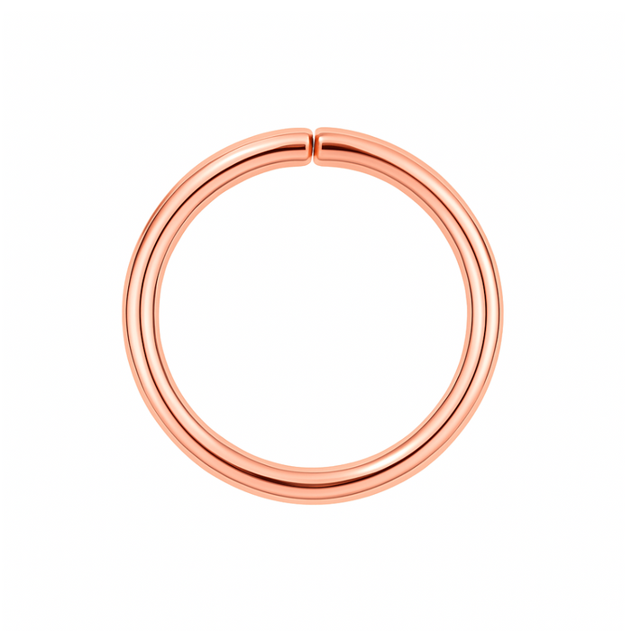 9K Gold Seamless Continuous Nose Hoop Ring - Monster Piercing