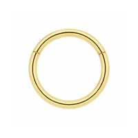 14K Gold Classic Hinged Segment Clicker Ring
