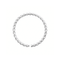 9K Gold Continuous Twister Hoop Nose Ring
