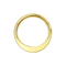 14K Gold Classic Chunky Segment Clicker Ring