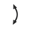 316L Surgical Steel PVD 14G Curved Bar With Cone