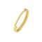 9K and 14K Gold Seamless Continuous Double Round Nose Hoop Ring