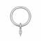 316L Surgical Steel Marquise Stone Jeweled Dangling Style Hinged Segment Clicker Hoop
