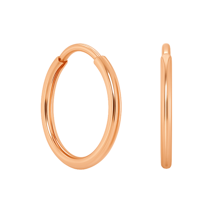 316L Surgical Steel Hinged Sleeper Hoop Rings - Monster Piercing