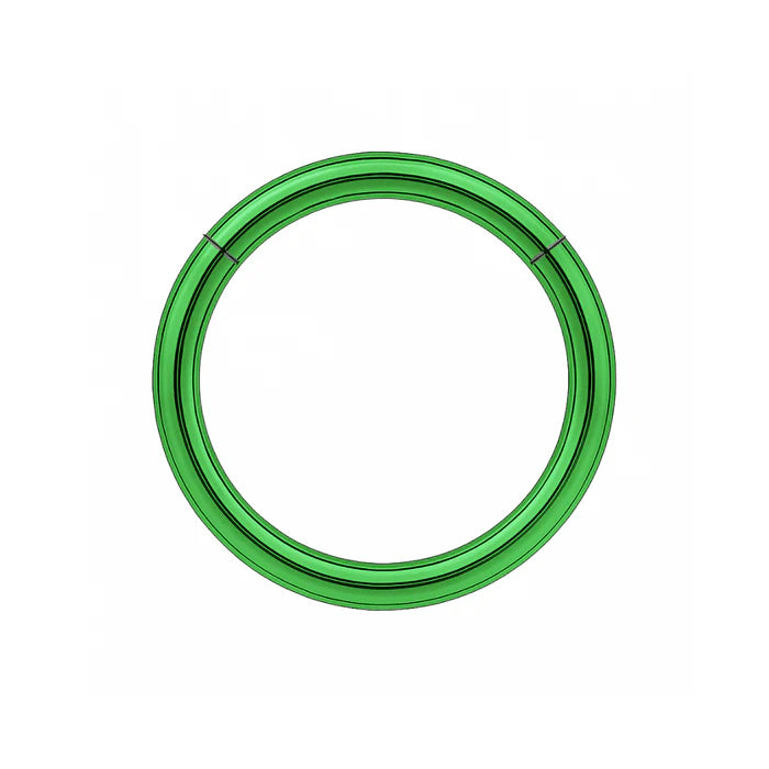 316L Surgical Steel 16G Hinged Segment Clicker Ring