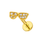 316L Surgical Steel CZ Jewelled Sunnies Cartilage Ear Stud