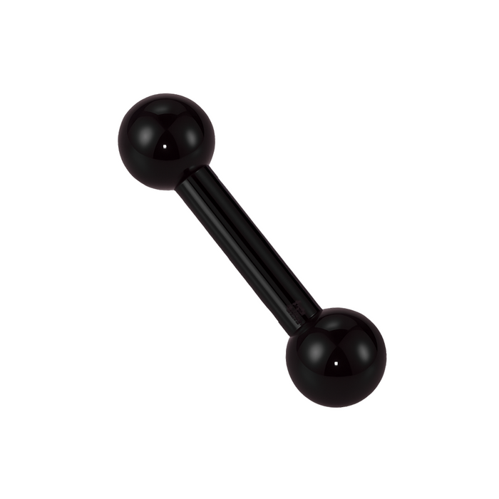 316L Surgical Steel Anodised Tongue Barbell with Ball - Monster Piercing