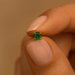 9K Gold Emerald Jewelled Nose Bone - Monster Piercing