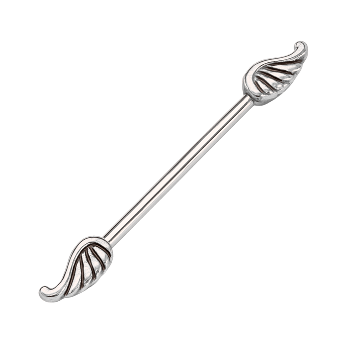 316L Surgical Steel Wing-End Industrial Barbell