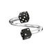 316L Surgical Steel Spiral Barbell with UV Dice - Monster Piercing