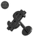 G23 Titanium Dollar Push-Fit Flatback Stud