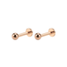 925 Sterling Silver Ball Top Labret Pair Labret Lip Rings