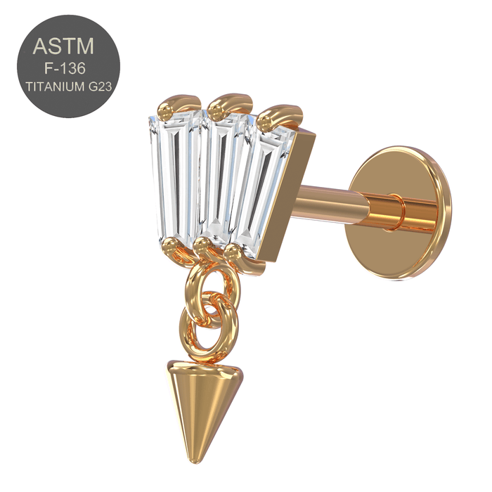 FECTAS Titanium Oorbellen Neus Studs 16G 18G 20G FECTAS Titanium Oorbellen Neus Studs 16G 18G 20G