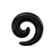 316L Surgical Steel Black PVD Plated Over Hollow Ear Expander