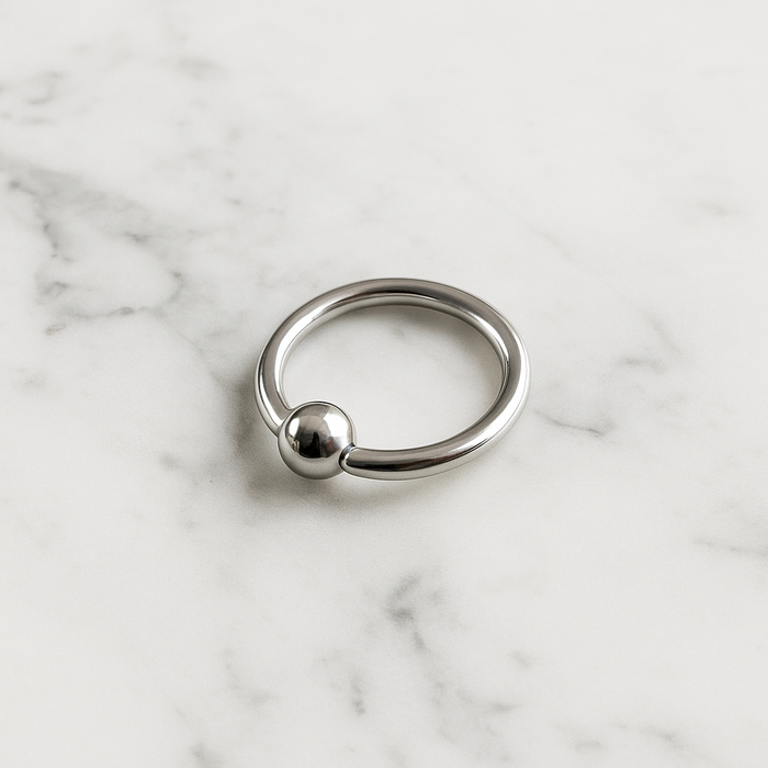 EO Gas Sterilised 316L Surgical Steel Captive Bead Ring