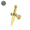 G23 Titanium Dagger Internally Threaded Flatback Stud