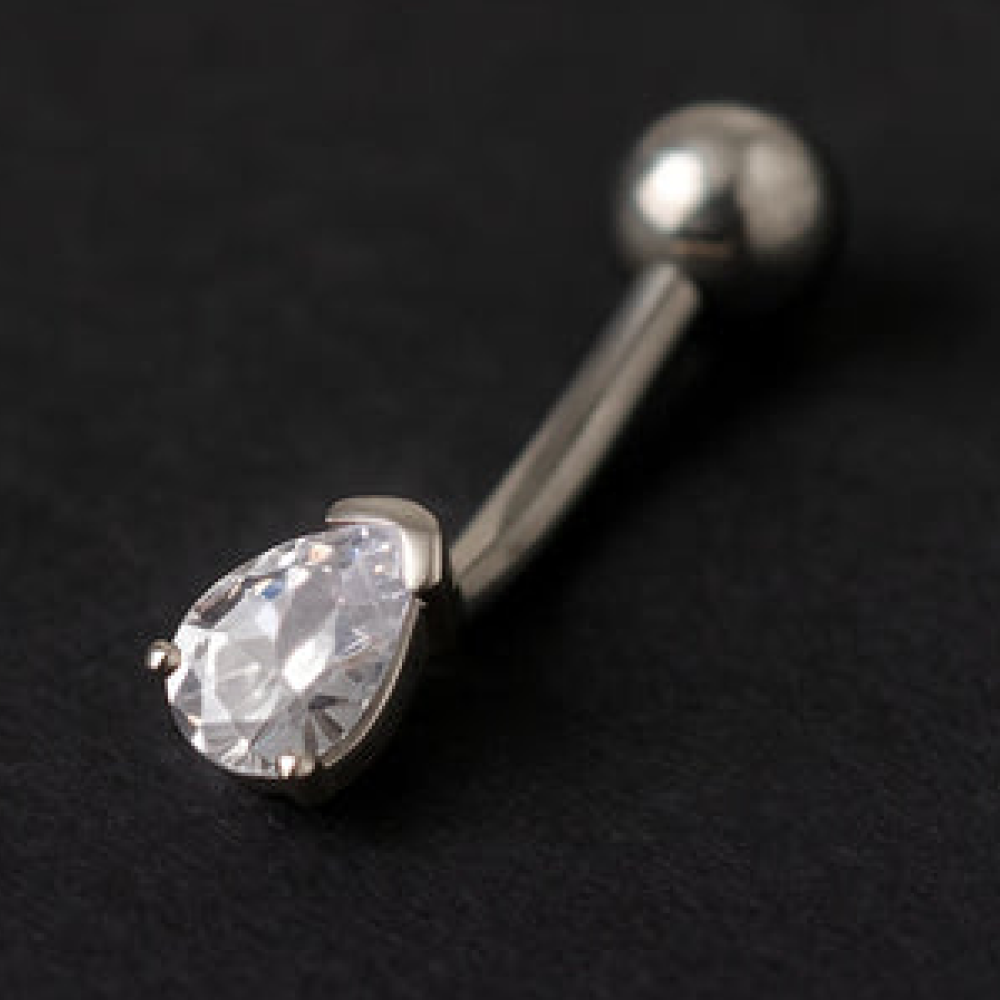 Non-Dangle Belly Rings