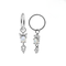 316L Surgical Steel Opal Blossom Drop Earrings