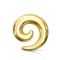 316L Surgical Steel Gold PVD Plated Over Hollow Ear Expander
