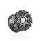 316L Surgical Steel Flower with Opal Stone Ear Flesh Tunnel