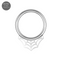 G23 Titanium Spider Web Hinged Segment Clicker Ring