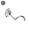 G23 Titanium Oval CZ Jewelled Threadless Nose Screw