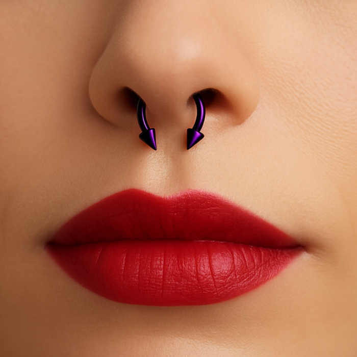 G23 Titanium Cone-End Circular Barbell - Monster Piercing