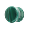 Synthetic Malachite Stone Saddle Ear Plug