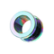 316L Surgical Steel Basic Rainbow External Threaded Tunnel