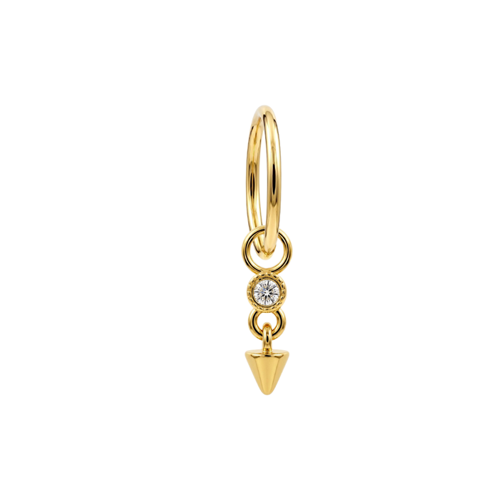 316L Chirurgenstahl Spike Drop Scharnier Clicker