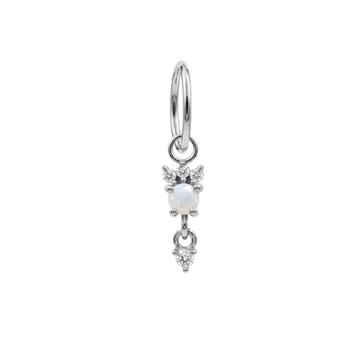 Opal Blossom Drop Clicker aus Chirurgenstahl 316L