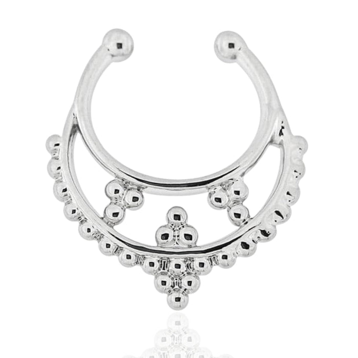 Tribal Crescent Clip-On Septum Ring United Kingdom