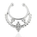 Tribal Crescent Clip-On Septum Ring United Kingdom