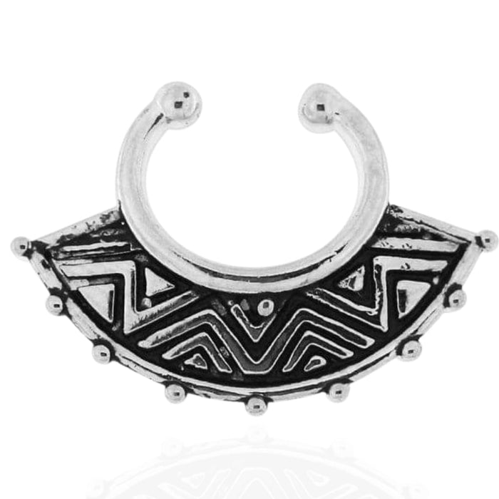 Tribal Arts Clip-On Septum Ring - Monster Piercing